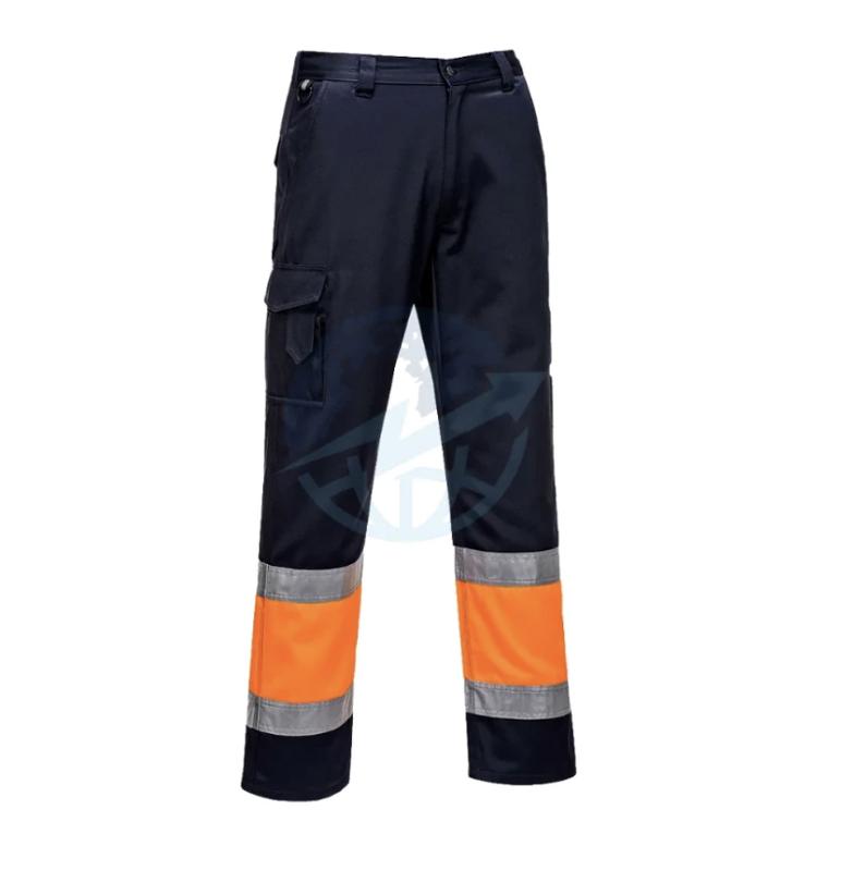 L049 - Pantalon combat Hi-Vis Bicolore